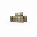 Fabrication Française-Briquettes de Bois Compressé 100 % Hêtre – 3/4 Palette 750 kg