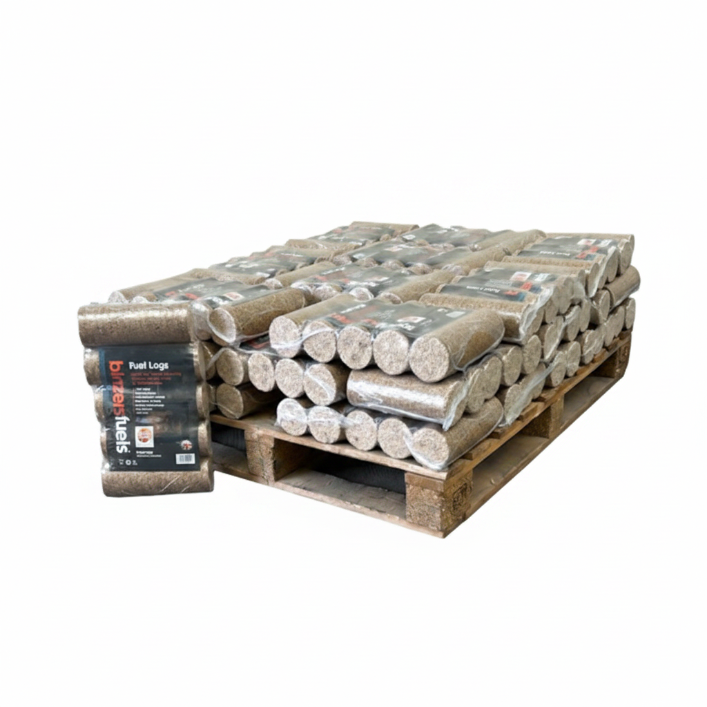 Eco-Log Fuels4Less –Bûches Densifiées  Bois Compressé FSC Ready to Burn