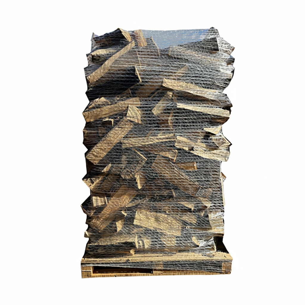 Sec Prêt à Brûler-Bois de Chauffage Chêne 40 cm Ballot 2,4 m³
