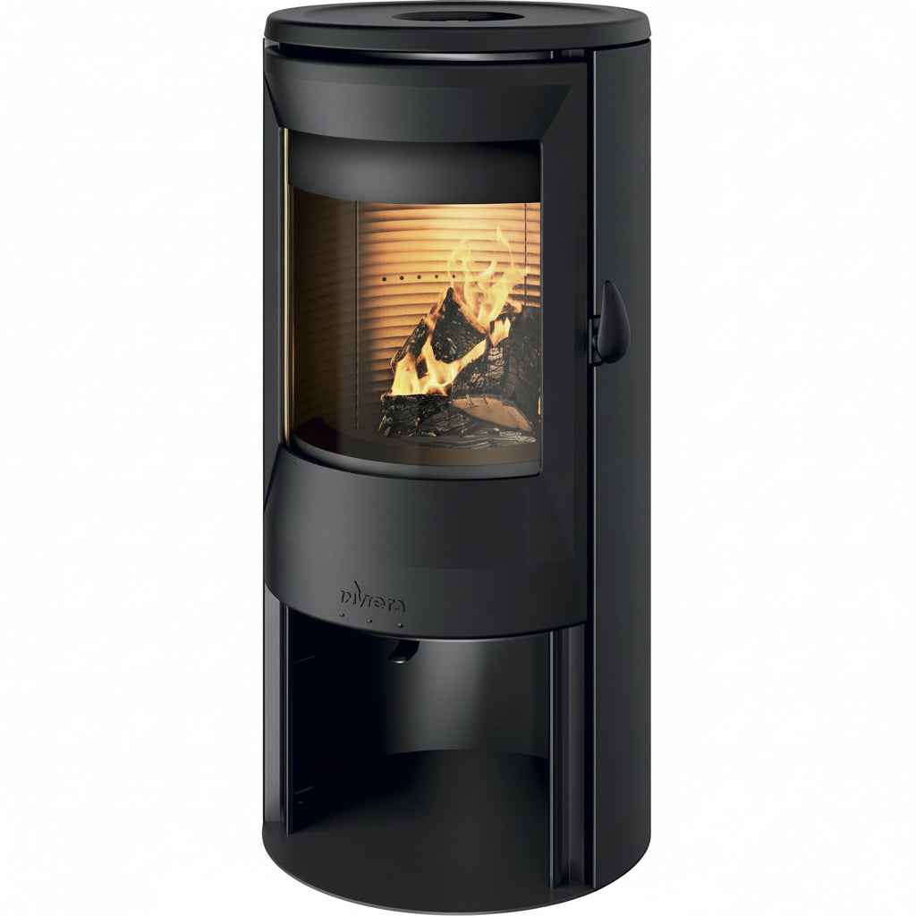 INVICTA -Poêle à Bois Neosen Plus 8 kW Noir – Triple Vitrage – A+