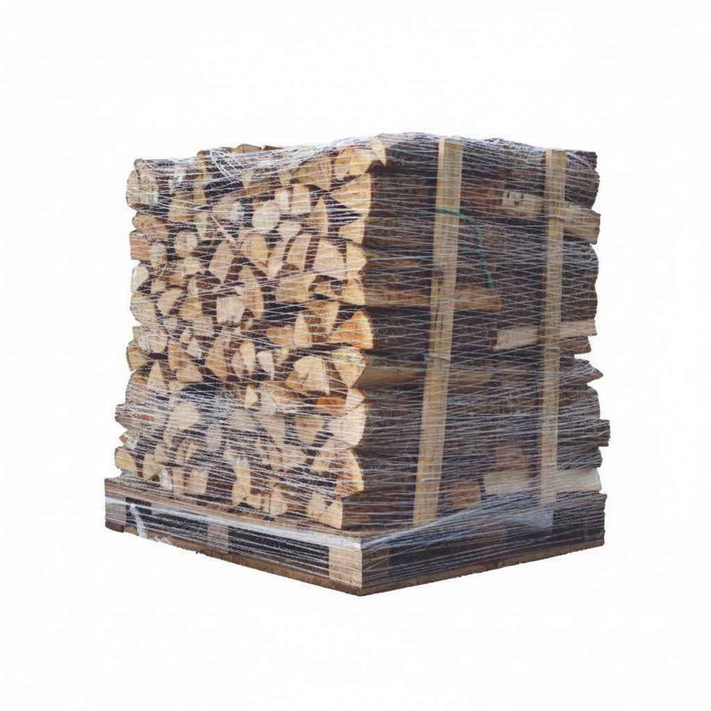 Bois Dur Français-Bois de Chauffage Extra Sec 50 cm – Palette 1,2 m³ – 1,5 Stères